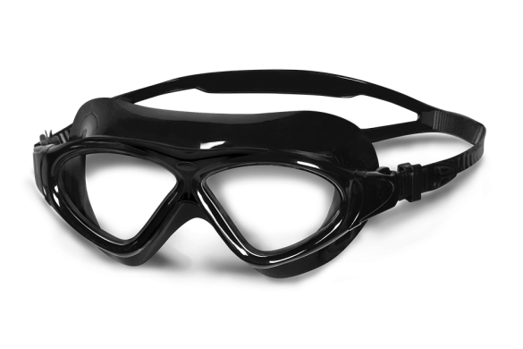 Clear lens goggles black Essovius 1.0